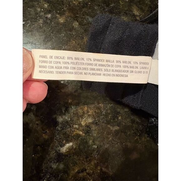 Auden Women's Multicolor Lace & Mesh Nightgown Size XL - Picture 9 of 9